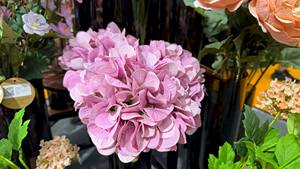 Haute qualité PE <span class=keywords><strong>Hortensia</strong></span> fleur boule vraie touche grande tête vert blanc pour mariage et décor de fête à la maison comprend tige - Product Image 4