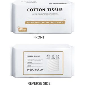 Sky-Touch dùng một lần bông mặt Khăn mềm mại của phụ nữ làm sạch vải cho chăm sóc da lint-miễn phí trang điểm loại bỏ khăn lau - Product Image 3