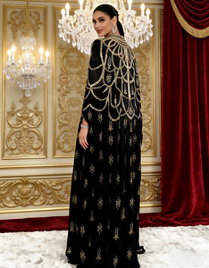 Nuovi Arrivi 2026: Abaya Modesta per Donne, Nuovi Design Islamici di Dubai, Abito Lungo da Sera in Georgette con Maniche Lunghe e Lavorazione Artigianale - Product Image 6