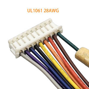 สายเคเบิลประกอบแบบกำหนดเองพร้อมขั้วต่อ 8 พิน JST ZH1.5 Du Pont 2.54 ฉนวน PVC สำหรับเครื่องใช้ไฟฟ้าภายในบ้านและเครื่องจักร - Product Image 4
