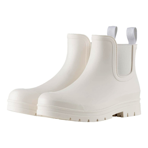 Bottes de pluie Chelsea imperméables pour femmes, bottes courtes en caoutchouc pour jardin, durables, antidérapantes, chaussures d'extérieur - Product Image 4