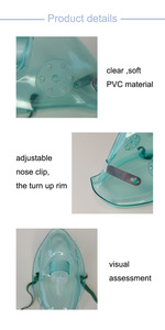 Medium Concentratie Masker Wegwerp Zuurstof Masker Xs M L Xl Goedkope Prijs Goede Kwaliteit Medische Kwaliteit Pvc Zuurstof Masker Met Tubing - Product Image 3