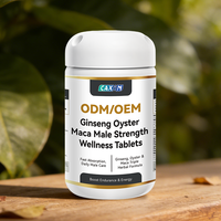 Comprimés pour l'agrandissement masculin, booster érectile, ginseng, huître, maca, endurance longue durée