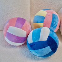 Peluche de volley-ball de 21cm pour enfants, oreiller de dessin animé, décoration de la maison, jouet doux et mignon