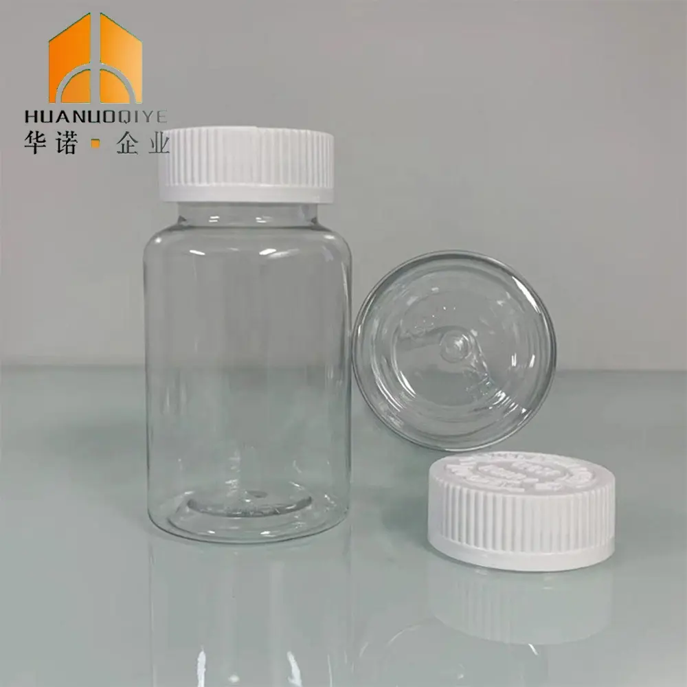 150ml vít cap Trắng Pet y học chai nhựa cho miệng rắn vitamin Pill chai viên nang máy tính bảng container bao bì