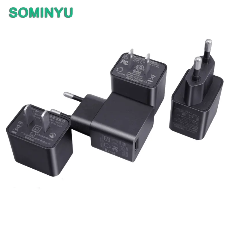 5v1a USB charger for mobile phone with PSE CE ETL SAA UKCA CCC KC KCC approved 5V1A USB power adapter