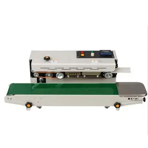 Hot sale Continuous Plastic Pouch Heat Sealer With Conveyor Belt for factory