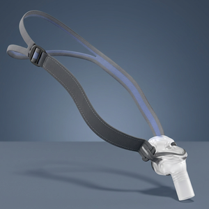 Correas para la Cabeza de la <span class=keywords><strong>Mascarilla</strong></span> Nasal <span class=keywords><strong>CPAP</strong></span> <span class=keywords><strong>ResMed</strong></span> Airfit P10 - Correa Elástica Gris con Clips Hecha en China - Product Image 2