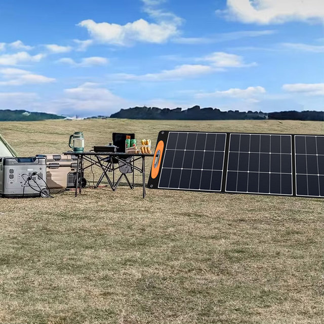 Glory Solar OEM Mono Foldable Solar Panel 200W 18V with Handle for Outdoor Farm Pumping Water Camping Fishing