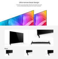 TV LED 32 Inci Android Pintar UHD 65 55 50 43 32 Inci Layar Datar Pabrik Guangzhou Televisi LCD 4K Harga Terbaik