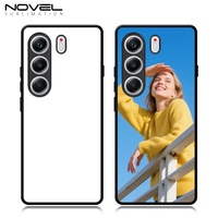 Étui de téléphone personnalisé en TPU + aluminium avec sublimation, résistant à l'eau et aux chocs, porte-cartes pour Tecno Spark, série Novel Tecno Spark