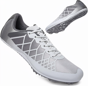 Chaussures de course à piques professionnelles pour hommes, femmes et enfants, avec empeigne en mesh respirant et semelle extérieure en caoutchouc, pour la course, le saut et le sprint - Product Image 1