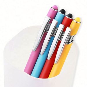 Bolígrafo 2 en 1 Promocional con Punta Táctil y Bolígrafo de Metal con Logotipo Personalizado - Product Image 3