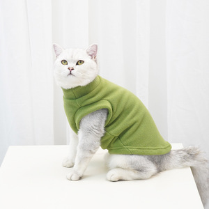 Gilet chaud d'hiver pour chat, bleu lac, vêtements décontractés pour animaux de compagnie, pour Ragdoll Sphynx, petite et moyenne taille - Product Image 3