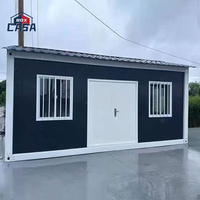 Casa Prefabricada de Estructura de Acero de Montaje Rápido con Certificación CE, Casa Modular Moderna para Huéspedes, Casa Prefabricada en Paquete Plano