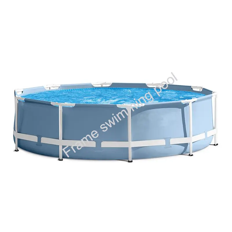 Buy Above Ground Steel Pool For Swimming Pool Garden Round 10 ft. x 30 inch Prism Frame Pool Set