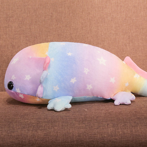 Cuscino Peluche a Forma di Axolotl Personalizzato all'Ingrosso, Simpatico Giocattolo Imbottito a Forma di Axolotl per Bambini, Bambola Peluche Axolotl Personalizzata - Product Image 1