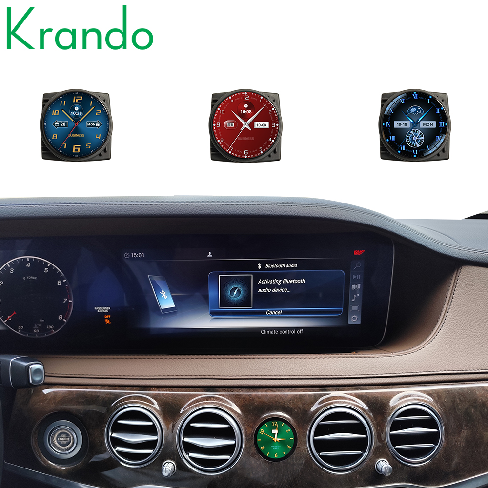 Car Dashboard Center LCD Smart Clock Stopwatch for Mercedes Benz C