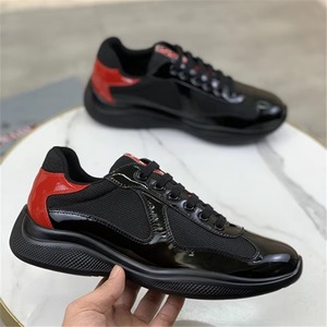 <span class=keywords><strong>Chaussures</strong></span> <span class=keywords><strong>de</strong></span> sport tendance <span class=keywords><strong>de</strong></span> luxe européennes et américaines pour hommes et femmes, en maille et cuir véritable, à lacets, basses, décontractées - Product Image 3