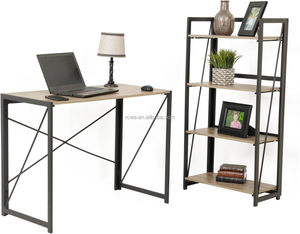 Mesa DE ESTUDIO DE ORDENADOR plegable moderna para oficina en casa, escritorio con marco de Metal Simple para estudiantes, estación de trabajo que ahorra espacio, escritorio de oficina en casa - Product Image 5