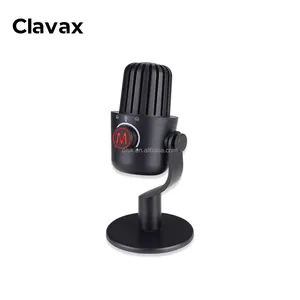 Clavax CLUSB- PD020 כוונון זווית גמיש מיקרופון USB משחק מיקרופון חבר והפעל לפגישת קריוקי סטרימינג בשידור חי