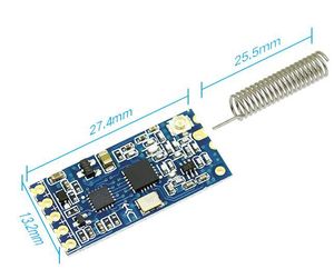 Módulo de Puerto Serie de Transmisión Inalámbrica Transparente ZOPRO HC-12 2309252 433Mhz 1000m China - Product Image 2