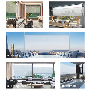 Tende Oscuranti Ecologiche su Misura, Tende a Rullo Motorizzate con Apertura dall'Alto e dal <span class=keywords><strong>Basso</strong></span> - Product Image 3