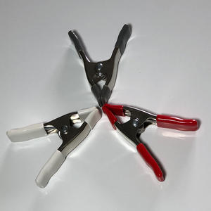 Usine 4 pouces forte robe de mariée jupe finition d'un mot pince à ressort ombre tissu auvent tente métal Pvc housse de protection - Product Image 3