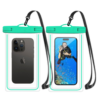 Échantillon gratuit pochette étanche universelle en PVC sac sec pour téléphone portable sac étanche flottant pour téléphone portable pour iPhone 15
