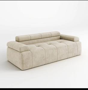 Divano moderno minimalista modulare 2025 vendita calda per ville completamente sotto vuoto per hotel a piccola soffitta Duplex - Product Image 2