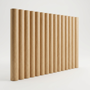 Solid Wood Classic Interior Wall Panels 3D Panel Soundproof Fluorescent Minimalist Design Villa Apartment Hotel Hall - Product Image 1
