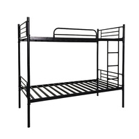 Cama Litera Moderna con Estructura de Hierro para Adultos y Niños, Resistente, Portátil, Tamaño Individual, Fácil de Guardar, Ideal para Salas de Estar, Hoteles y Escuelas