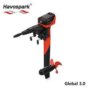 Motor fueraborda eléctrico Havospark G3.0 con control frontal, propulsores marinos duales de 3kW para kayak, SUP, embarcaciones pequeñas y barcos turísticos - Product Image 5
