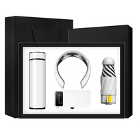 Coffrets Cadeaux pour Mariages et Fêtes Nuptiales : Gourde Isotherme 4-en-1 + Masseur Cervical P3 + Parapluie Compact + Batterie Externe