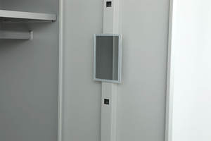 <b>Metal</b> 9 Doors Black Key Lock Cold Rolled Steel Personal Employee Storage Cabinet Locker for School Office - Product Image 4