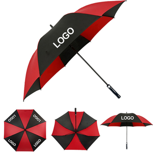 30 Inch Auto Golf <b>Umbrella</b> Extra Large Oversize Double Canopy Vented <b>Windproof</b> Fiberglass Waterproof Stick <b>Umbrellas</b> with Logo - Product Image 5