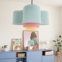 Lustre suspendu de style plage, luminaire de plafond, décorations murales en macramé, designs artistiques, décoration intérieure, abat-jour, cadeau