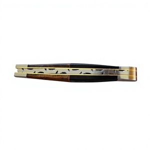 Couteaux Rajput, couteau pliant en acier Damas de qualité industrielle avec manche en bois, garantie de 3 ans pour les détaillants - Product Image 4