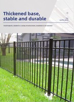 Balustrade en alliage d'aluminium résistant aux intempéries, taille et couleur personnalisées pour clôture de jardin, terrasse et escalier résidentiels