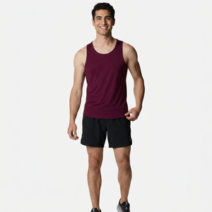 Débardeur de sport respirant sans manches personnalisé pour hommes, musculation, fitness, grande taille, vêtements musculaires - Product Image 1