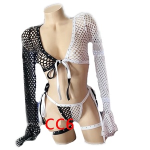 4 pièces <span class=keywords><strong>de</strong></span> costumes <span class=keywords><strong>de</strong></span> danse <span class=keywords><strong>de</strong></span> salon fille en résille avec strass personnalisés en gros pour fille - Product Image 1