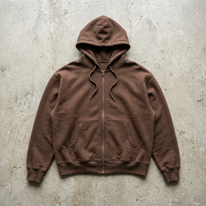 Ensemble décontracté en molleton français pour homme, sweat-shirt à capuche zippé et pantalon ample, couleur unie, 100% coton, vêtements d'automne - Product Image 5