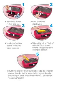 Juego de Cocina DIY Magic Fry <span class=keywords><strong>Gourmet</strong></span>, Juguete de Cocina DIY Magic Frying Shantou con Sonido, Luz y Superficie de Burbujas para Niños - Product Image 6