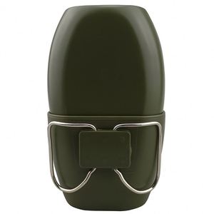 Échantillon gratuit : Kit de cantine tactique d'extérieur, ensemble de 4 pièces en aluminium avec tasse, réchaud à bois et sac de transport pour camping et randonnée, avec poignée de transport - Product Image 2