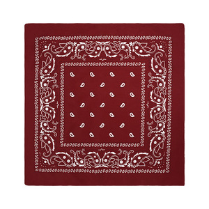 Lot de 12 bandanas promotionnels en polyester 100 % motif cachemire, disponibles en 23 couleurs - Product Image 6