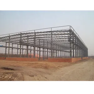 Vorgefertigte isolierte Lager vorgefertigte Stahl konstruktion Lagerung Hangar Stahl konstruktion mit Kran