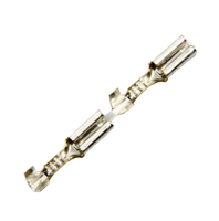 Conector de terminal de crimpado de resorte de 6.3mm con contacto de latón y cubierta transparente ignífuga para arnés de cableado automotriz, juego macho y hembra