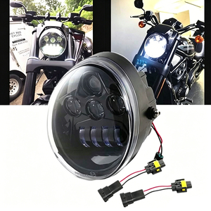 Faro LED para Harley Davidson V-Rod 2002-2017 - IP67 Plug & Play, Luz Alta y Baja para Muscle VRSCF Night Rod VRSCDX - Product Image 3