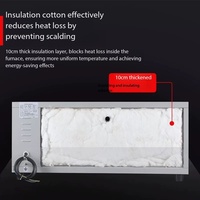 Four électrique commercial WFC-101D à 1 niveau et 1 plateau, commande par bouton, contrôle de température indépendant, 350°F, 240V/380V, 4.4kW, pour petite boulangerie
