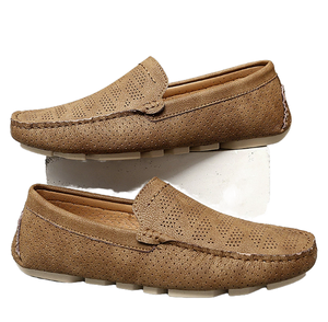 Zapatos de Vestir Personalizados para Hombre, con Punta Cerrada, Estilo Slip-On, para Verano, Oxfords, Mocasines para Reuniones Oficiales, Transpirables, Ligeros, para Bodas y Caminar - Product Image 1